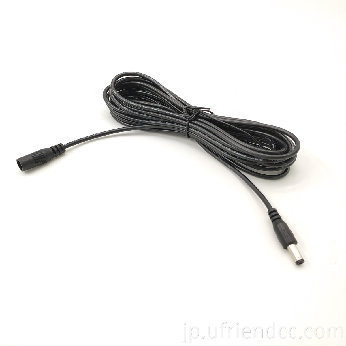 DC 5525 5521 5V 12 V 18 AWG 24 AWG 28 AWG女性から男性拡張DCパワーケーブル